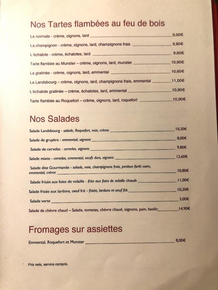 Le Landsbourg - Menu Image 1