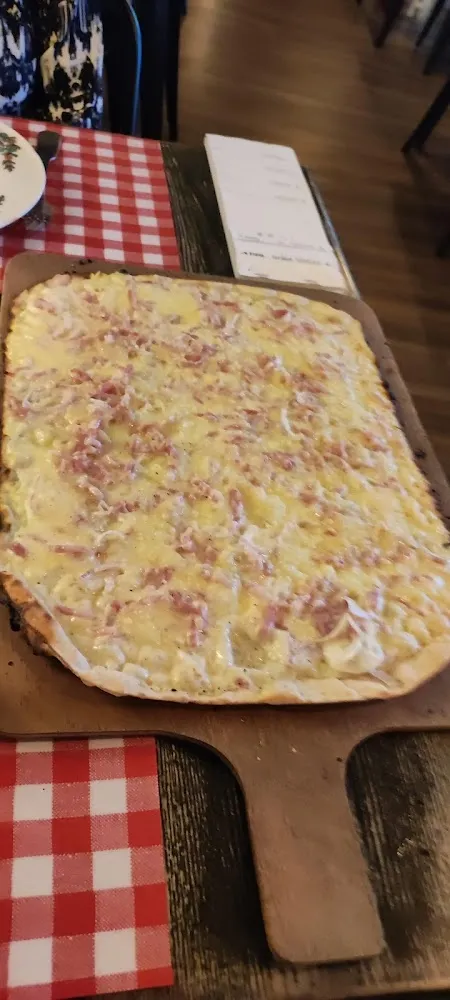 Tarte Flambée Gratinée